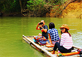 Bamboo Rafting and Mini Zipline