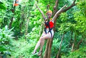 Bamboo Rafting and Mini Zipline