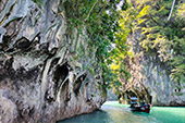 Charter Longtail Boat to Hong(Krabi) Islands : JC Tour