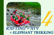 Rafting and ATV and Elephant Trekking