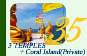 3 Temples Coral Island Private